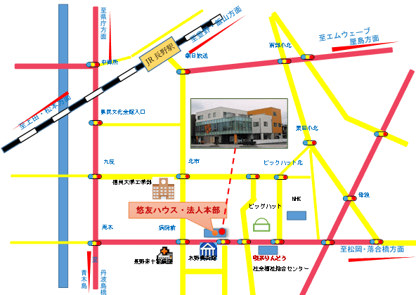 悠友ハウスアクセスマップ